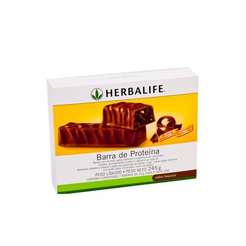 Barra de Proteína Herbalife - Brownie (cx com 7 uni.)